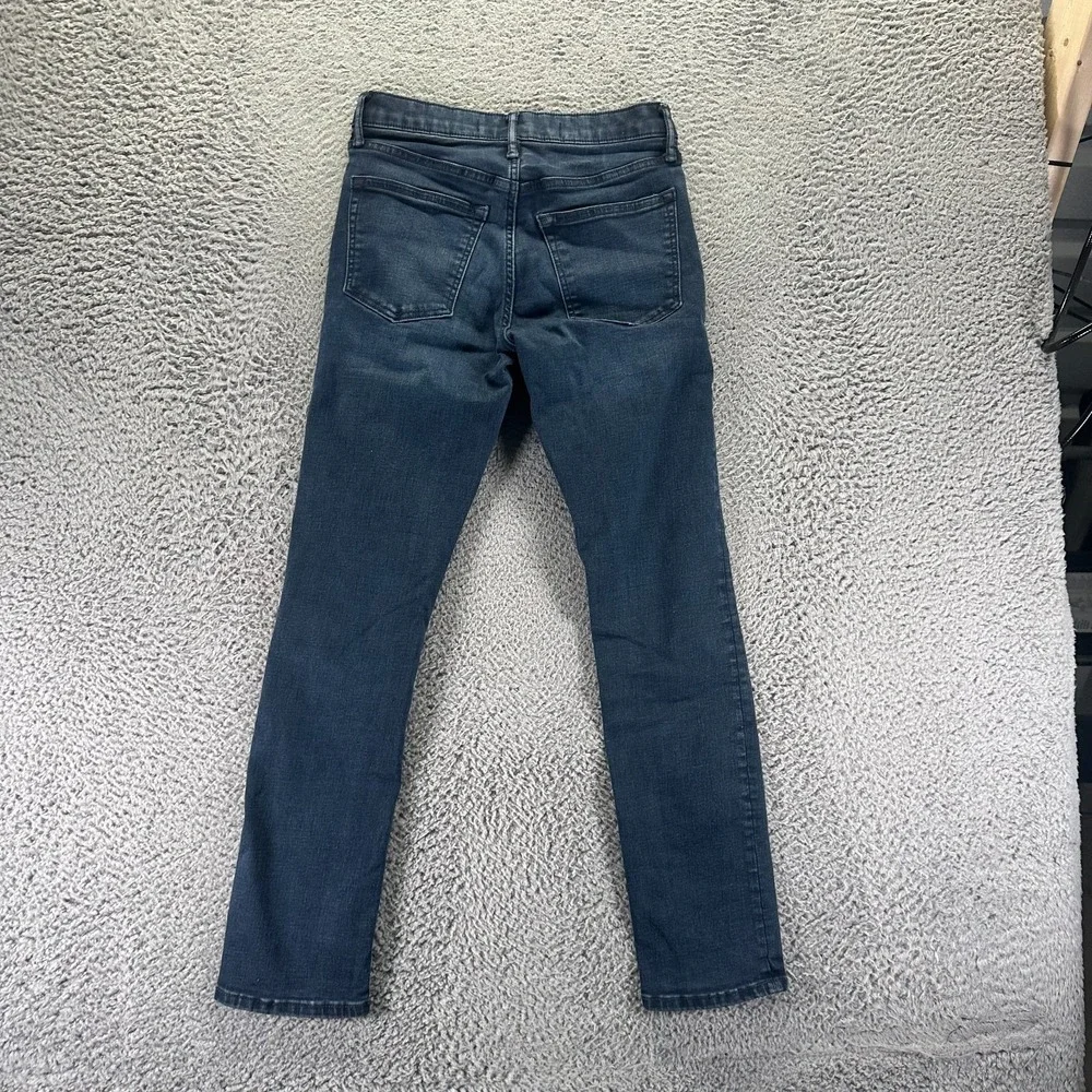 Old Navy 360 Jeans Mens 28x30 Blue Cotton Denim Straight Slim Workwear Stretch